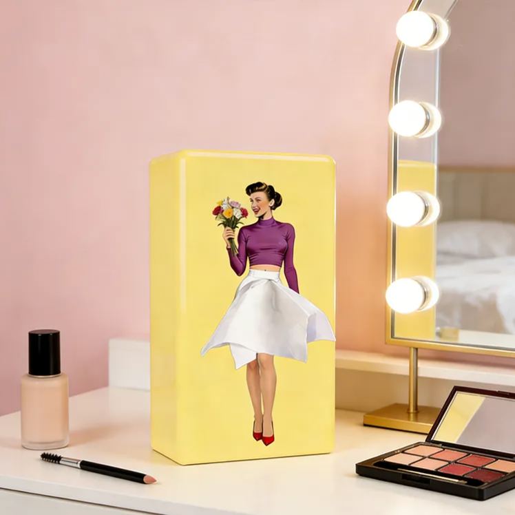 Personalized Whimsical Dancer Tissue Box Engraved Home Decor Artistic Gift for Ballet Dancers
