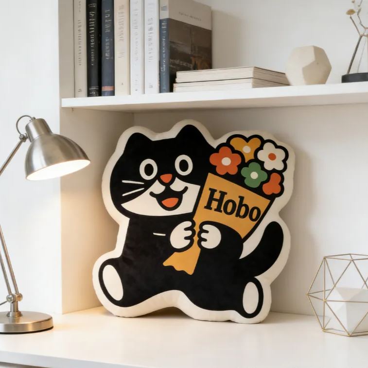 Personalized Throw Pillow for Cat Lover Cute Cat Throw Pillow Custom Throw Pillow with Name Gift for Kids Family Cat Lovers