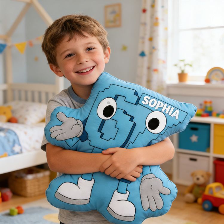Personalized Cute Cartoon 67 Pillow For Kids Room Decor Graphic 3D Print Pillow