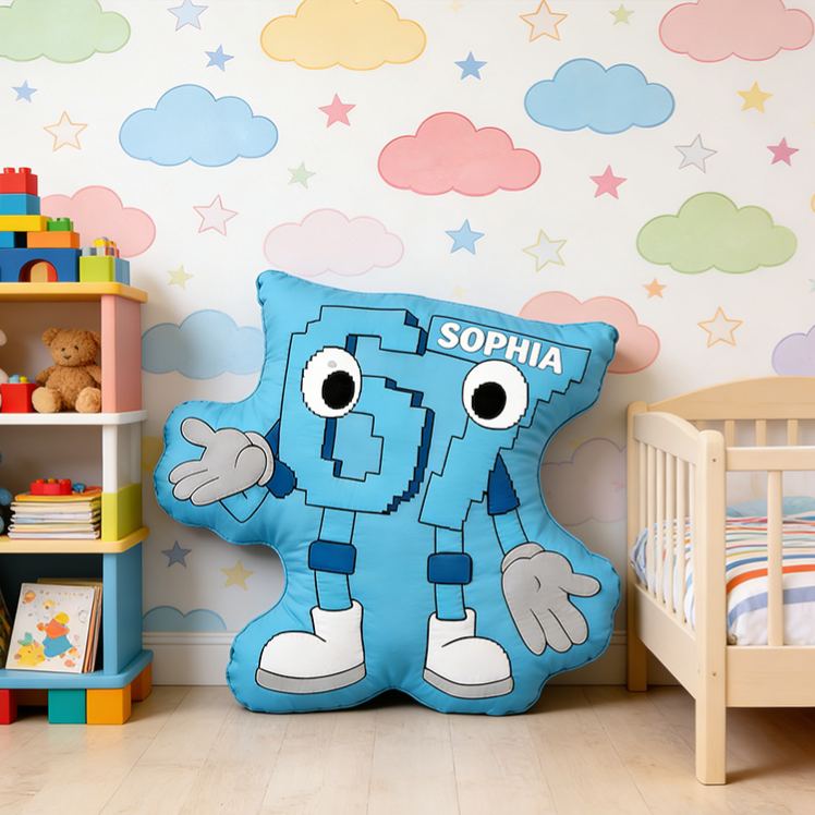 Personalized Cute Cartoon 67 Pillow For Kids Room Decor Graphic 3D Print Pillow