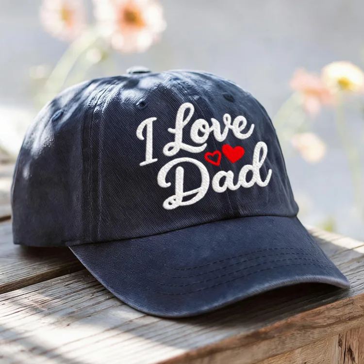 Personalized I Love XX Embroidered Hat Perfect Gift For Family  kid Baseball Cap