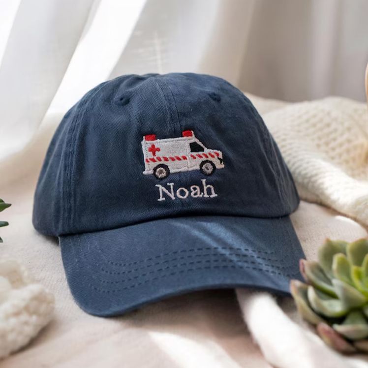 Personalized Adorable Construction Machine Hat For Playtime Adventure kid Baseball Cap