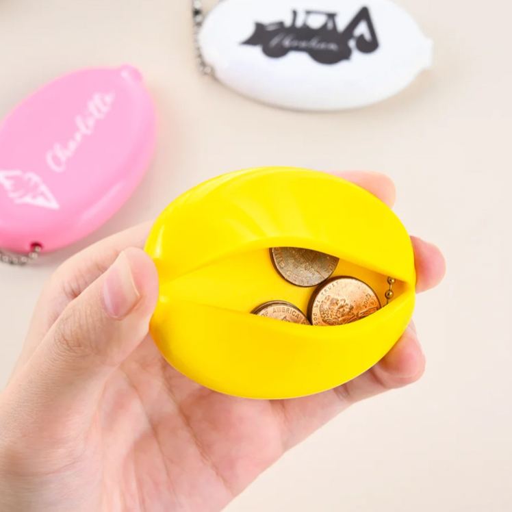 Personalized Cute Dinosaur Excavator Pattern Coin Purse Keychain with Name Christmas Birthday Gift for Kids