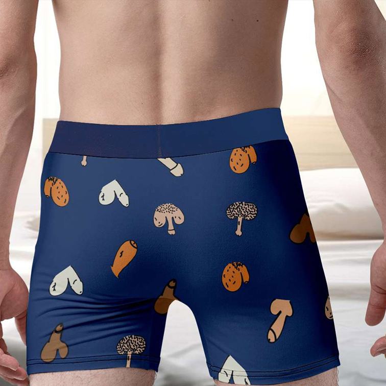 Personalized Man Roses are Red Violets are Silly Open Your Legs Cos Here Comes My Willy Boxer Brief Underwear Valentines Day Gift for Boyfriend Husband