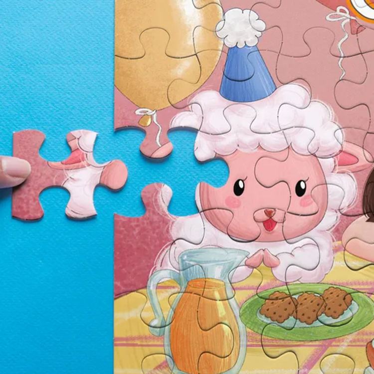 Personalized Birthday Celebration Puzzle with Custom Name and Whimsical Dream Horse Party Design Perfect for Joyful Playtime Kid Puzzle