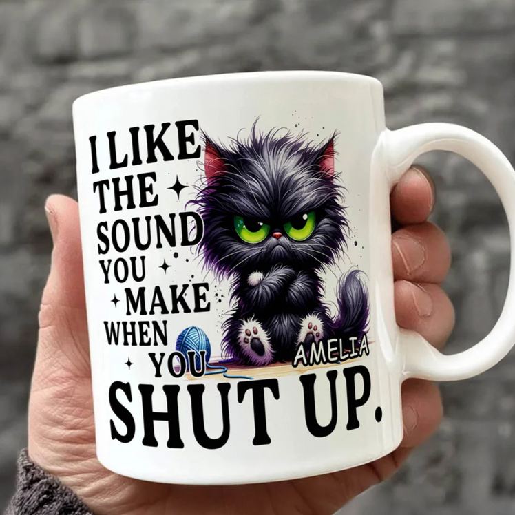 Personalised Venomous Copywriter Grumpy Animals Ceramic Mug with Name Daily Use Birthday Gift for Friends Animal Lovers