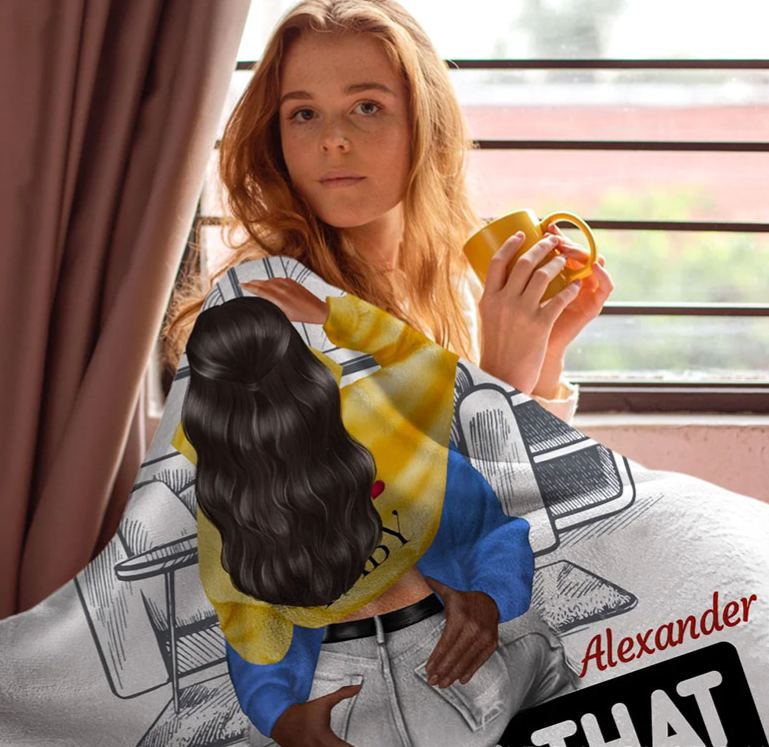 Personalized You are Always Sexy Cozy Blanket Custom Romantic Home Decoration Blanket Valentines Day Anniversary Gift for Couple