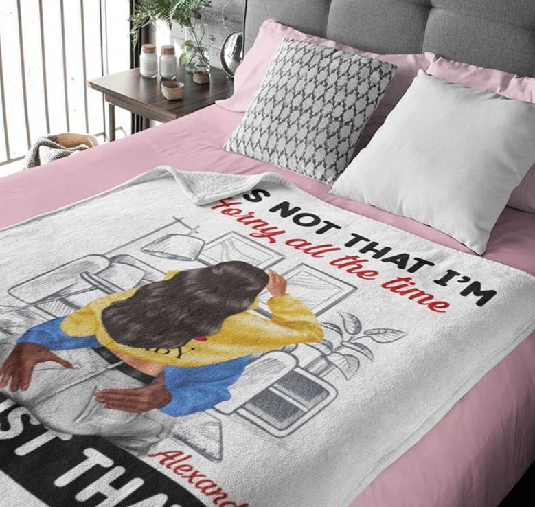 Personalized You are Always Sexy Cozy Blanket Custom Romantic Home Decoration Blanket Valentines Day Anniversary Gift for Couple