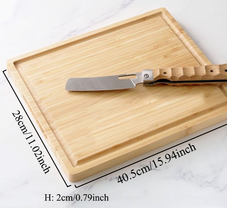 Personalized Couple Anniversary Cutting Board Simple Design Wedding Anniversary Cutting Board for Husband Wife Engraved Bamboo Cutting Board