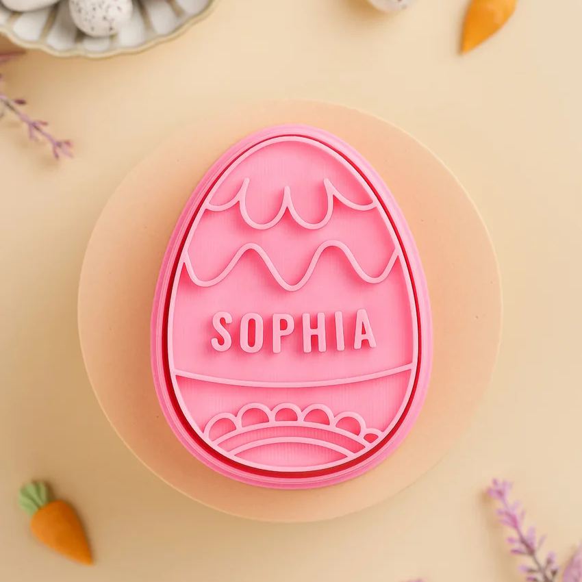 [Copy]Personalized Mom Heart Flower Cookie Cutter and Embosser Mold Mother’s Day Floral Design Perfect for Family Baking