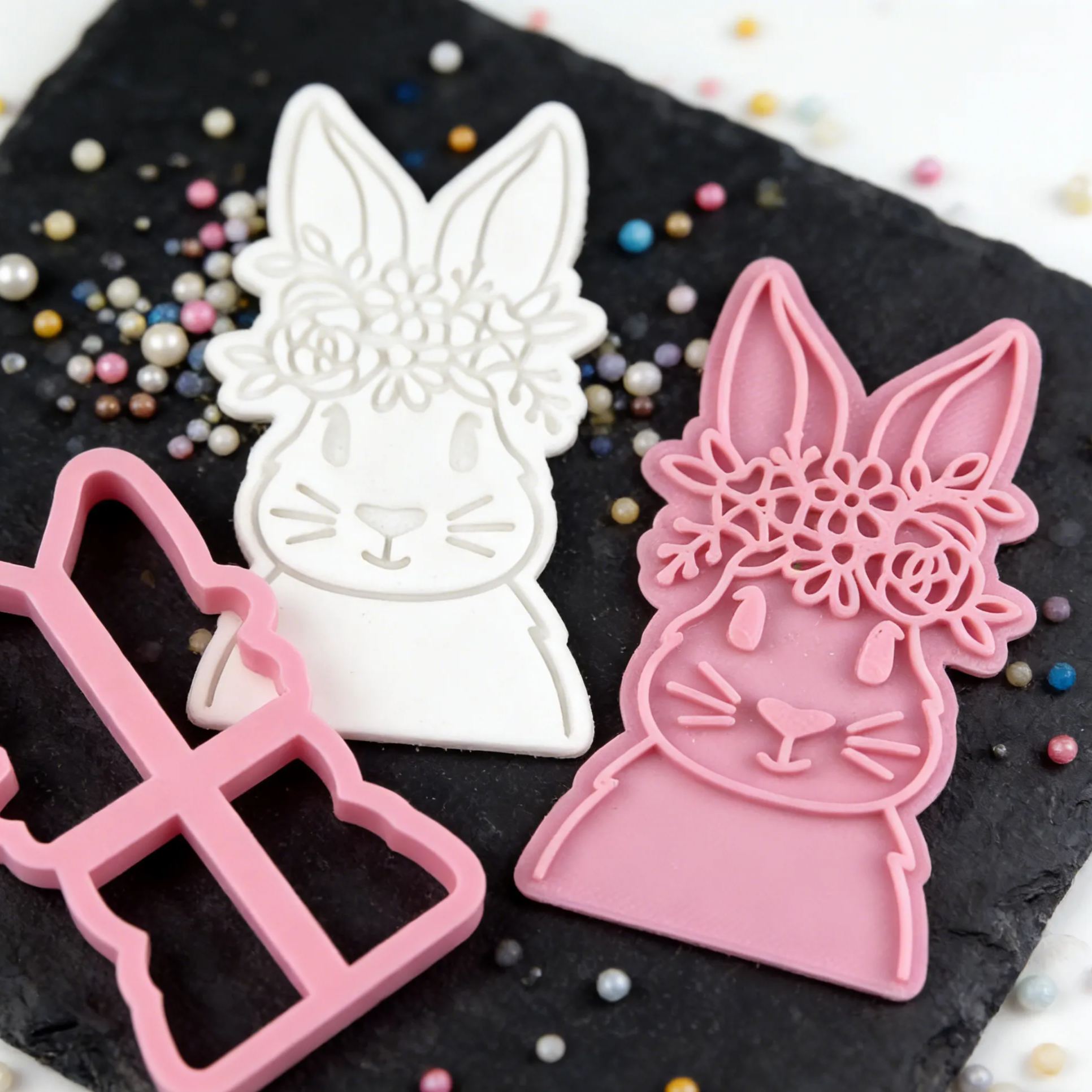 [Copy]Personalized Love Themed Cookie Cutter Kit Reusable 3D Baking Tools for DIY Valentine Cookies Anniversary Gifts and Homemade Sweet Surprises