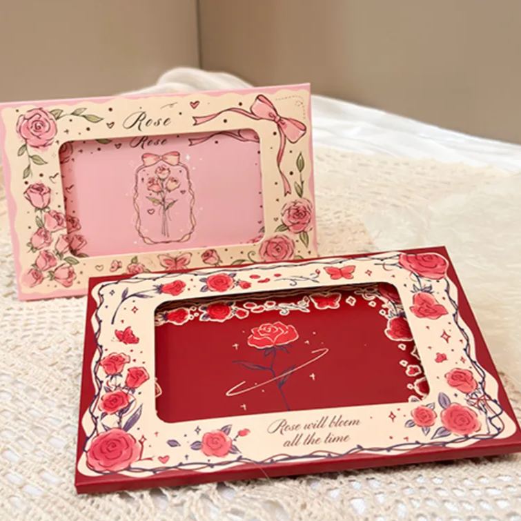 Rose Burning Greeting Card Envelope Surprise Flame
