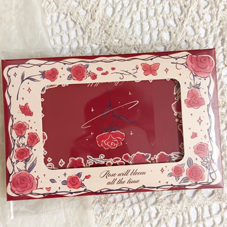 Rose Burning Greeting Card Envelope Surprise Flame