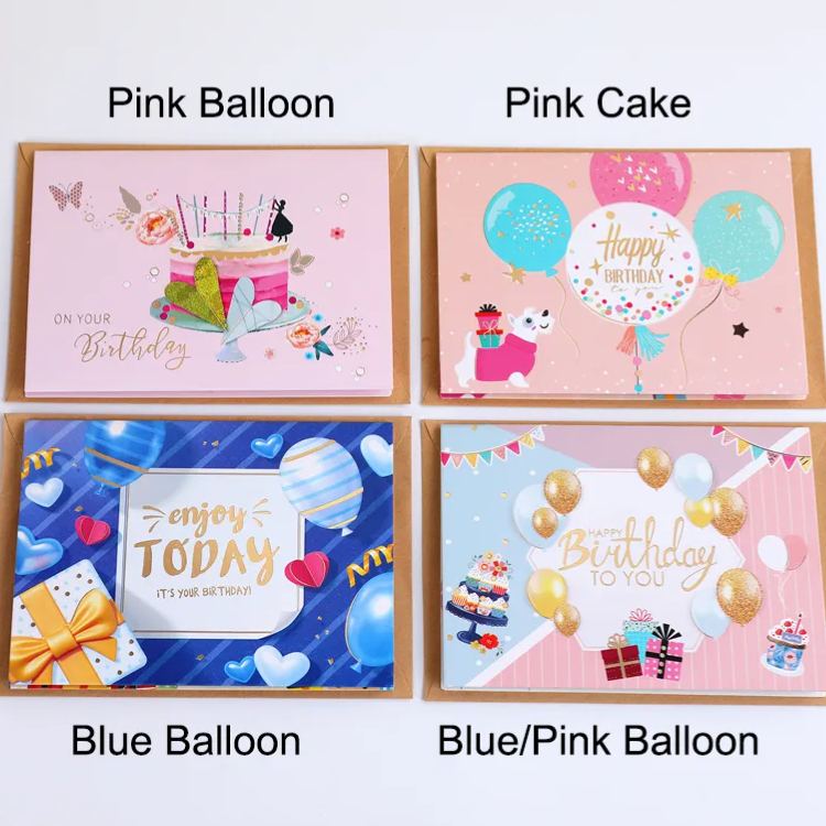 Birthday Pop Up Card 3D Birthday Card for Birthday Greeting Card Surprise Folding Card