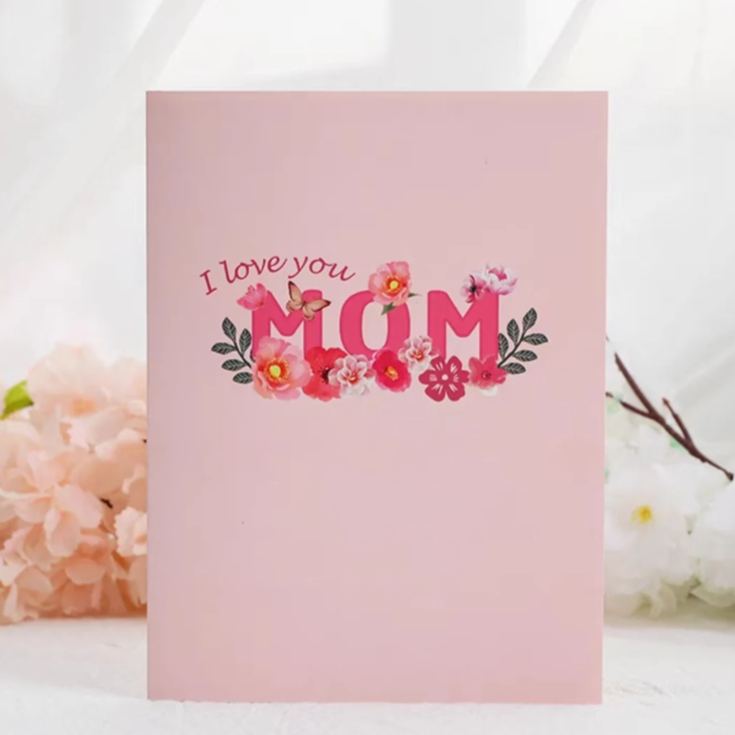 3D Pop Up Greeting Card for Mom Birthday Card for Mum Special Greeting Card for Mother Gift for Mum Birthday