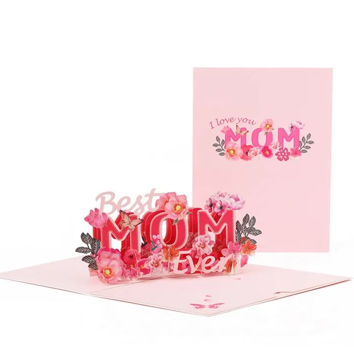 3D Pop Up Greeting Card for Mom Birthday Card for Mum Special Greeting Card for Mother Gift for Mum Birthday