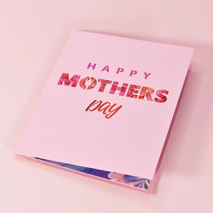 Pop Up Greeting Card for Mother Flowers Gift for Mom Grandma 3D Floral Handmade DIY Paper Carved Advanced Sense Sending