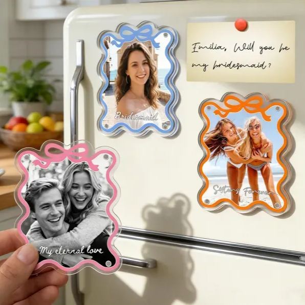 [Copy]Personalized Photo Fridge Magnet Custom Cutout Shape Acrylic Magnet from Photo for Family Pet and Sentimental Gift Ideas