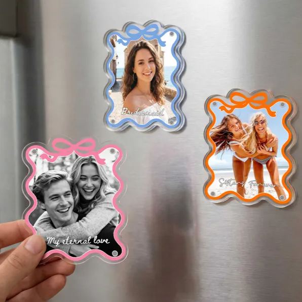 [Copy]Personalized Photo Fridge Magnet Custom Cutout Shape Acrylic Magnet from Photo for Family Pet and Sentimental Gift Ideas