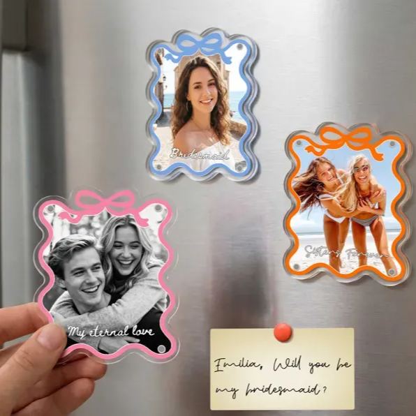 [Copy]Personalized Photo Fridge Magnet Custom Cutout Shape Acrylic Magnet from Photo for Family Pet and Sentimental Gift Ideas