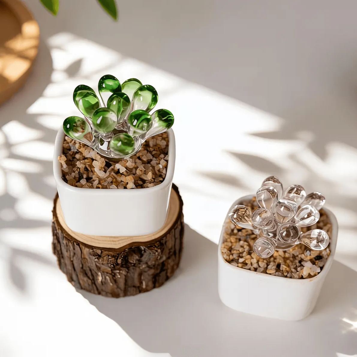 [Copy]Personalized Birthday Glass Flower Arrangement Custom Multicolor Glass Floral Bouquet in White Vase for Birthday Gifts