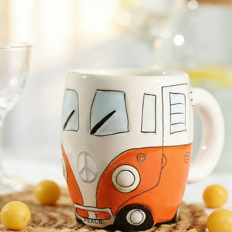 Personalized Camper Van Mug Custom Outdoor Camping Lover Mug Gift for Outdoor Adventure