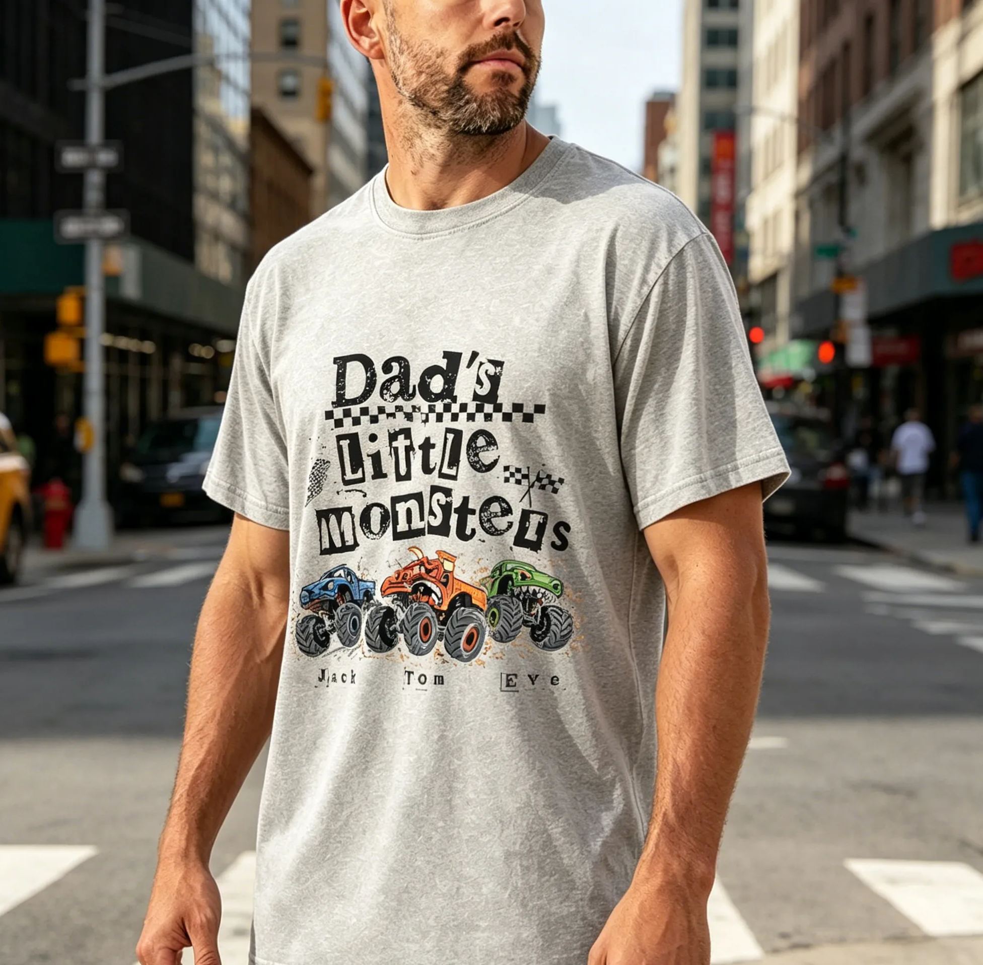 [Copy]Personalized Grandpa's Pit Crew T-Shirt, Custom Vintage Race Car Shirt with Grandkids Names, Retro Racing Tee for Car-Loving Grandfathers, Fathers Day Gift