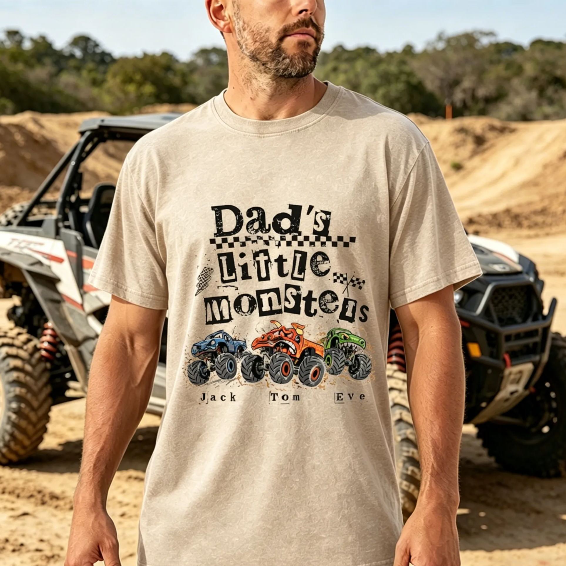 [Copy]Personalized Grandpa's Pit Crew T-Shirt, Custom Vintage Race Car Shirt with Grandkids Names, Retro Racing Tee for Car-Loving Grandfathers, Fathers Day Gift
