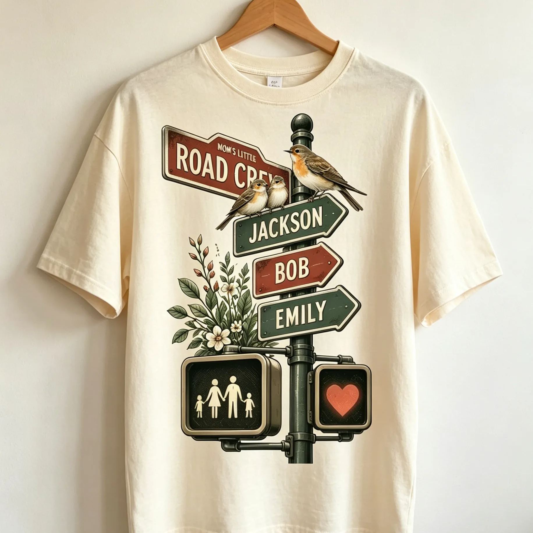 [Copy]Personalized Firefighter Washed T-Shirt FIRE Lettering with Patriotic and Fire Dept Design Gift for Firefighters