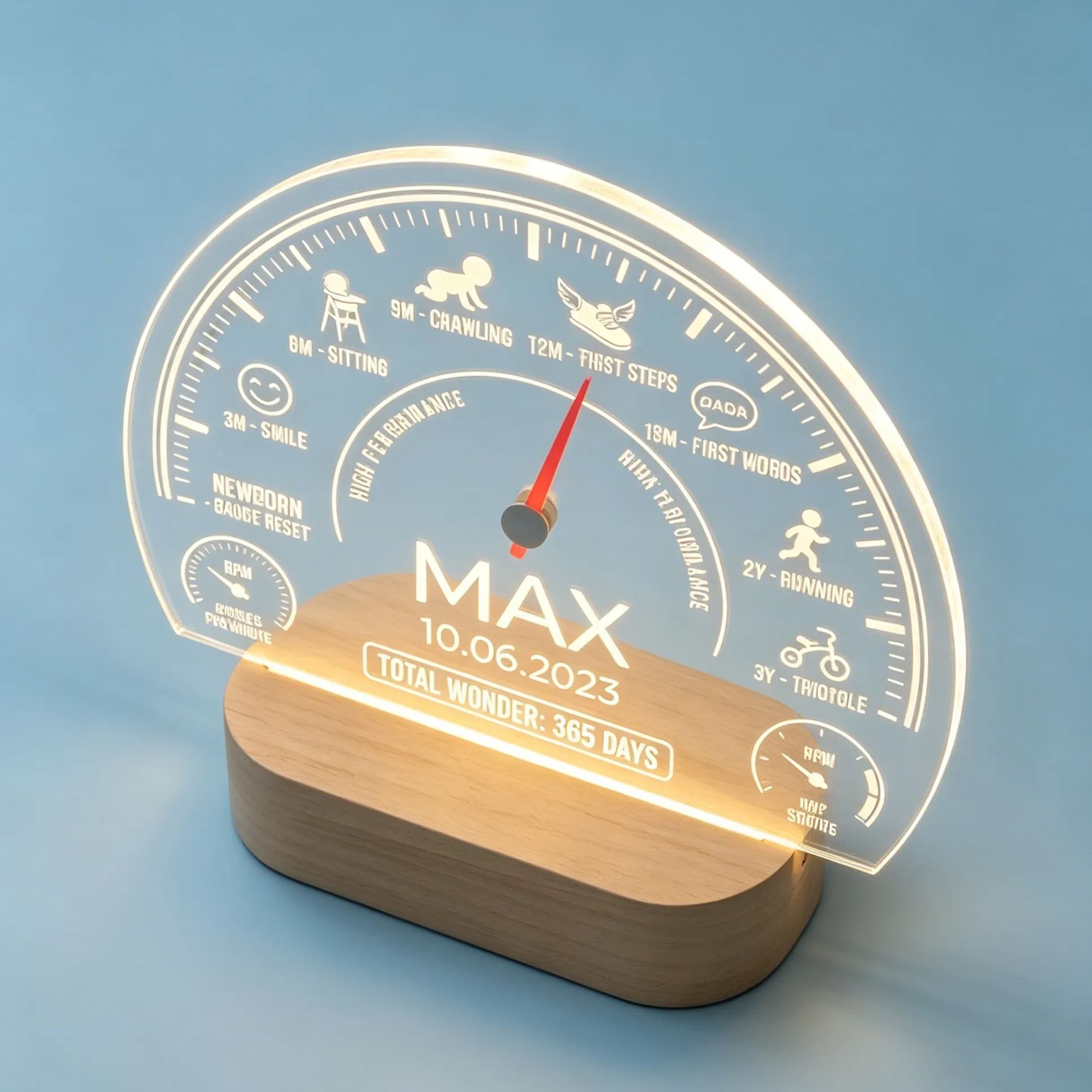 [Copy]Personalized Race Track Circuit Acrylic LED Night Light Personalized Name Date Lamp For Kart Racing Kids