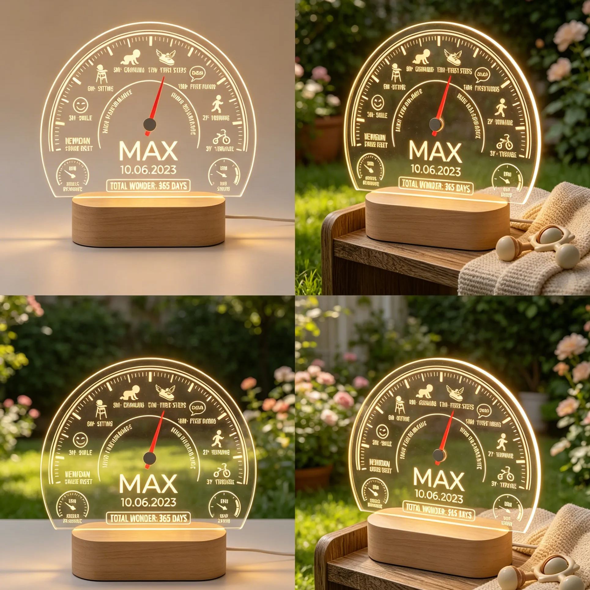 [Copy]Personalized Race Track Circuit Acrylic LED Night Light Personalized Name Date Lamp For Kart Racing Kids