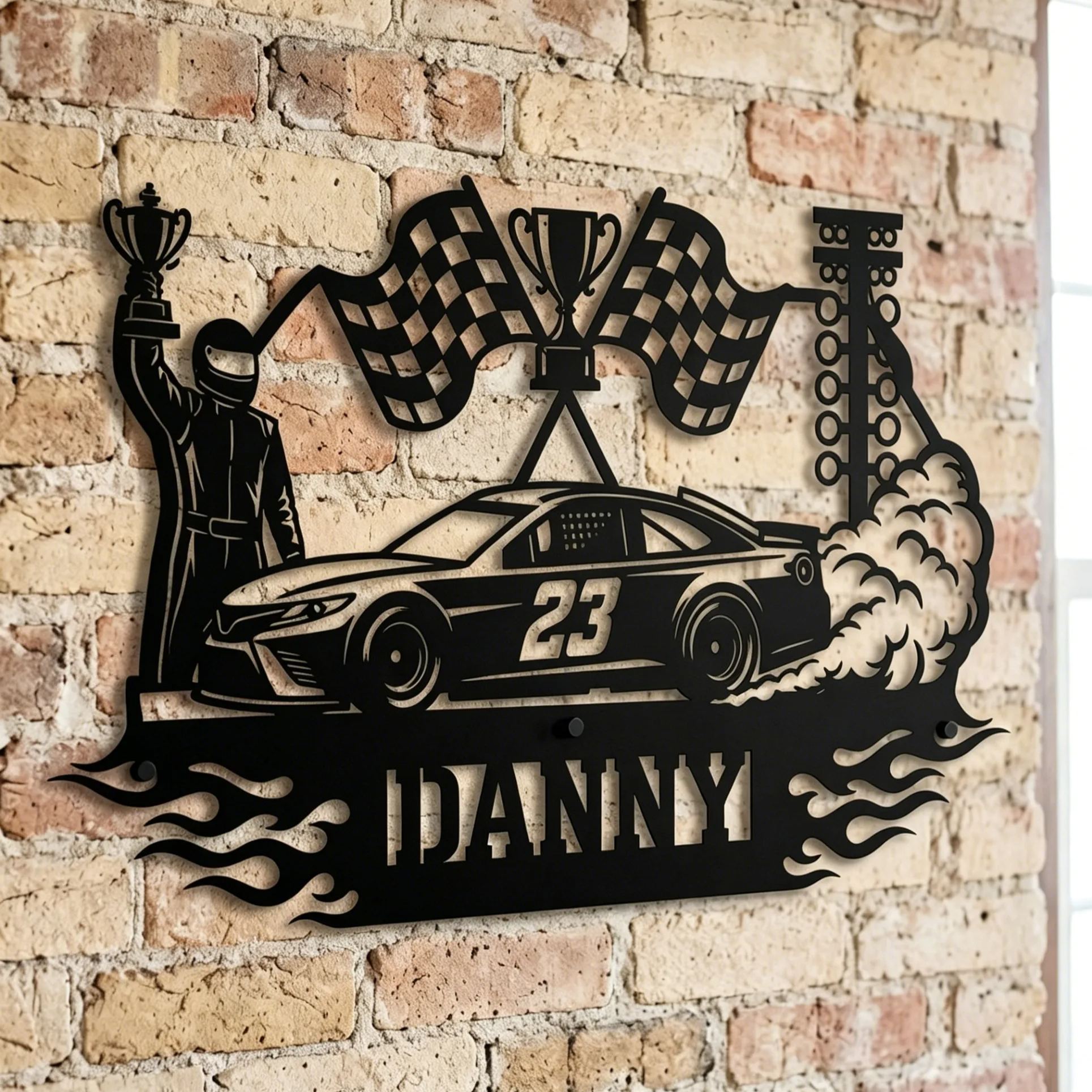 [Copy]Personalized JDM Supra Drift Car Mechanic Themed Personalized Name Metal Wall Sign