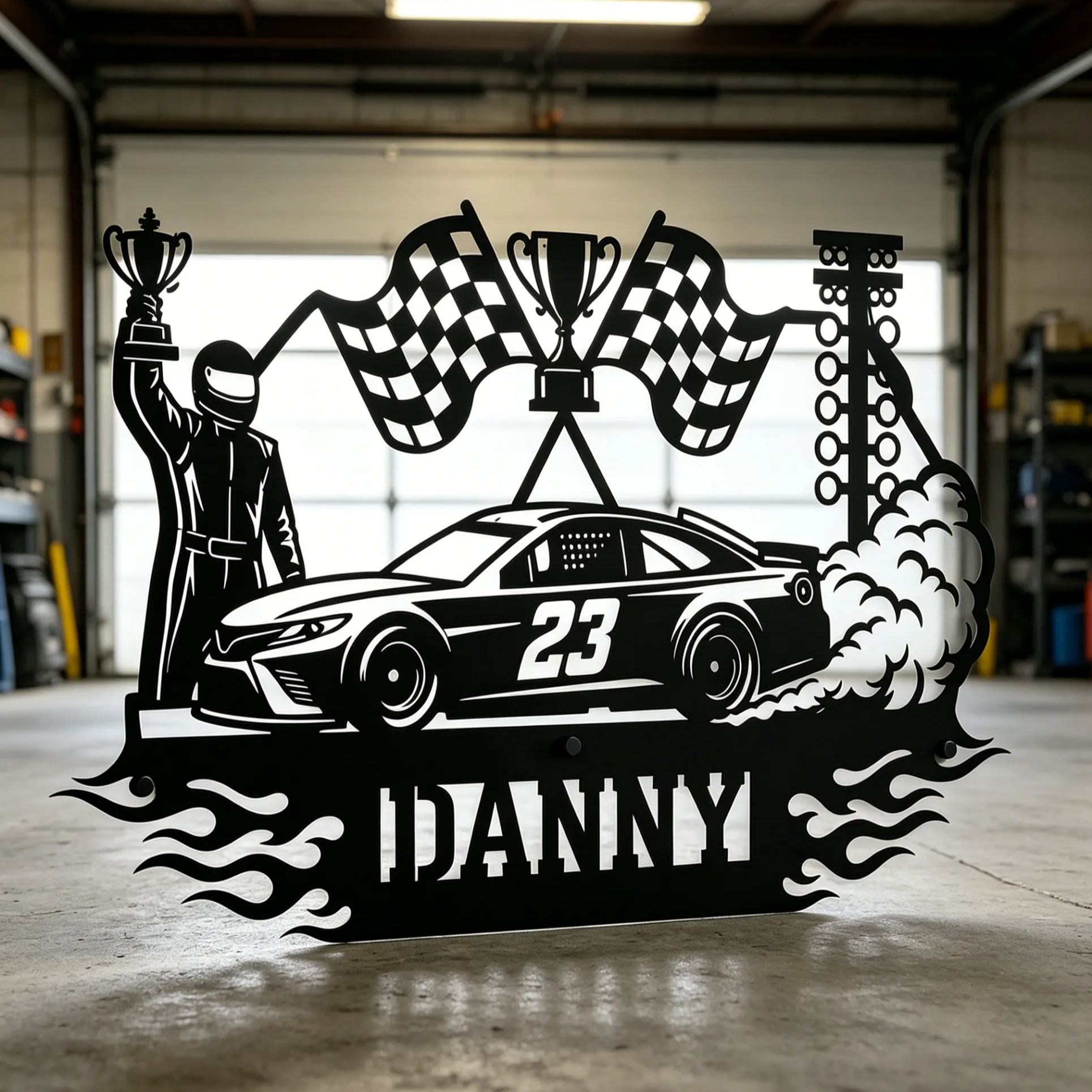 [Copy]Personalized JDM Supra Drift Car Mechanic Themed Personalized Name Metal Wall Sign