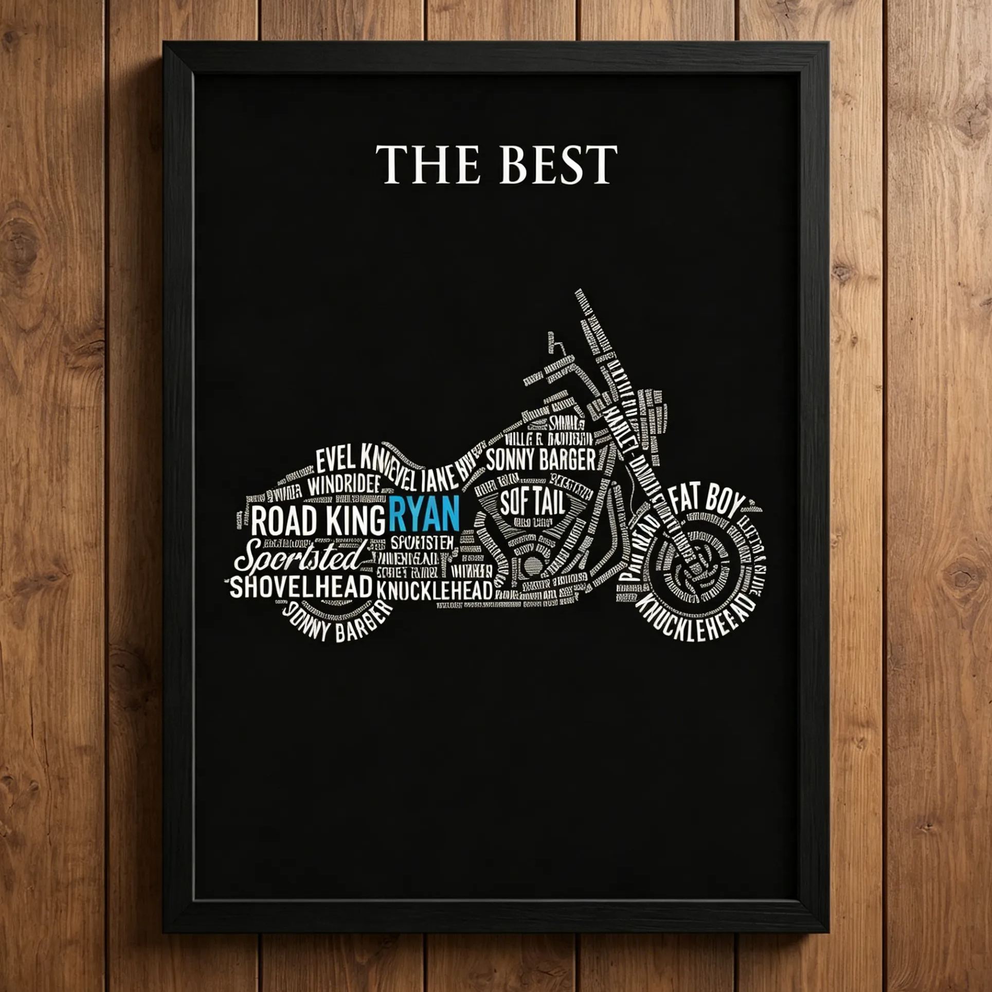 [Copy]Personalized Top Fuel Dragster Word Art Personalized Name Framed Wall Print