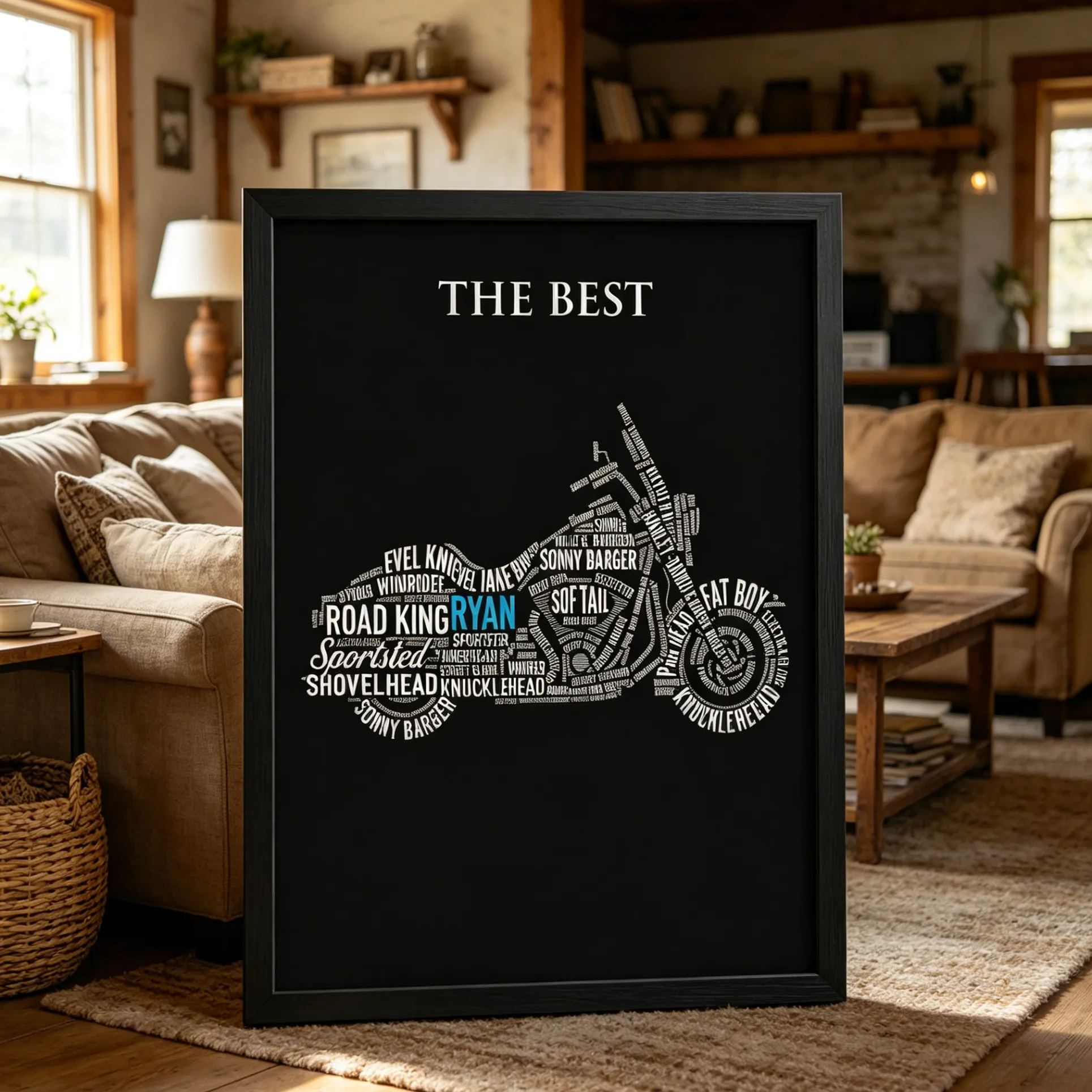[Copy]Personalized Top Fuel Dragster Word Art Personalized Name Framed Wall Print