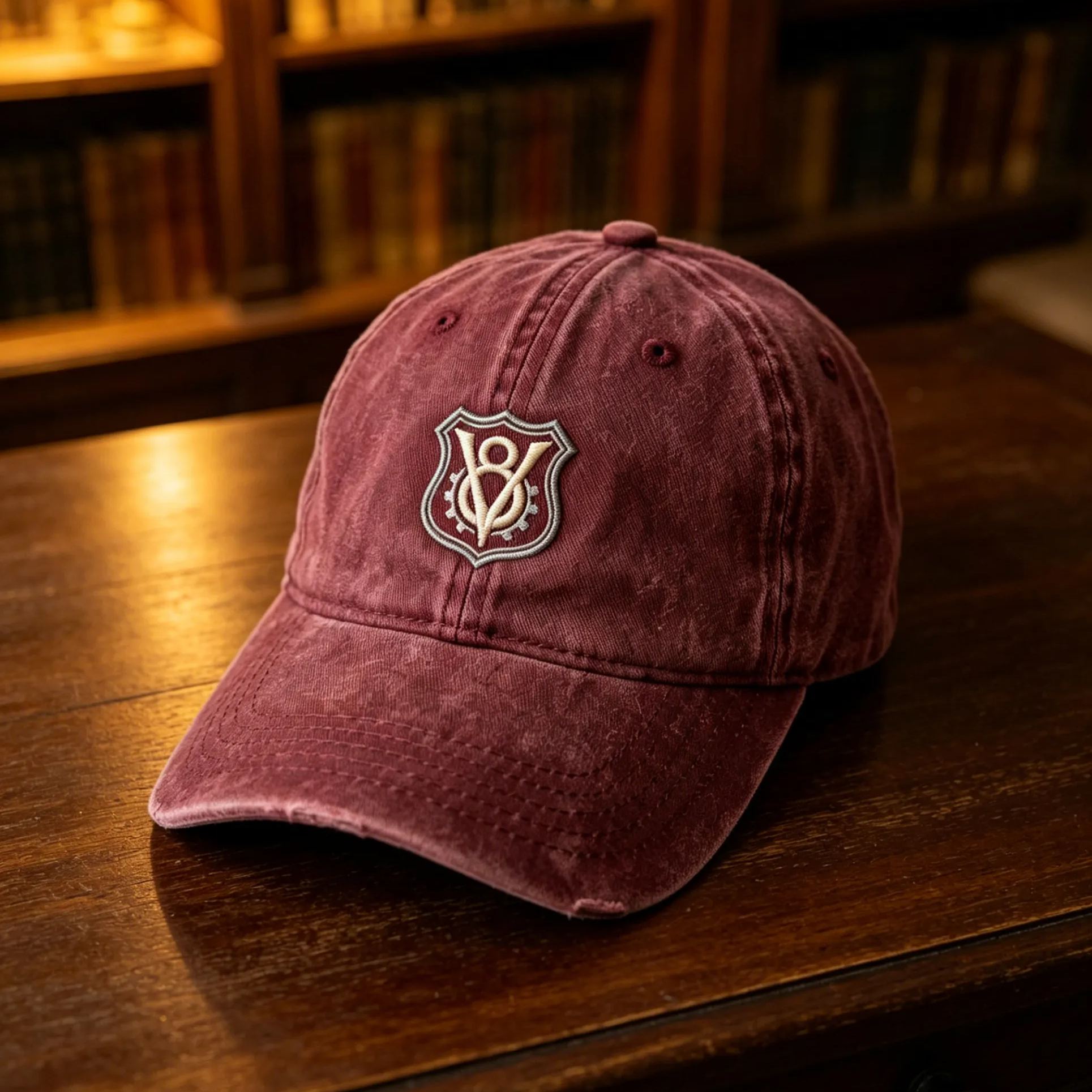 [Copy]Personalized Embroidered Lone Rider Motorcycle Logo Personalized Adjustable Baseball Cap