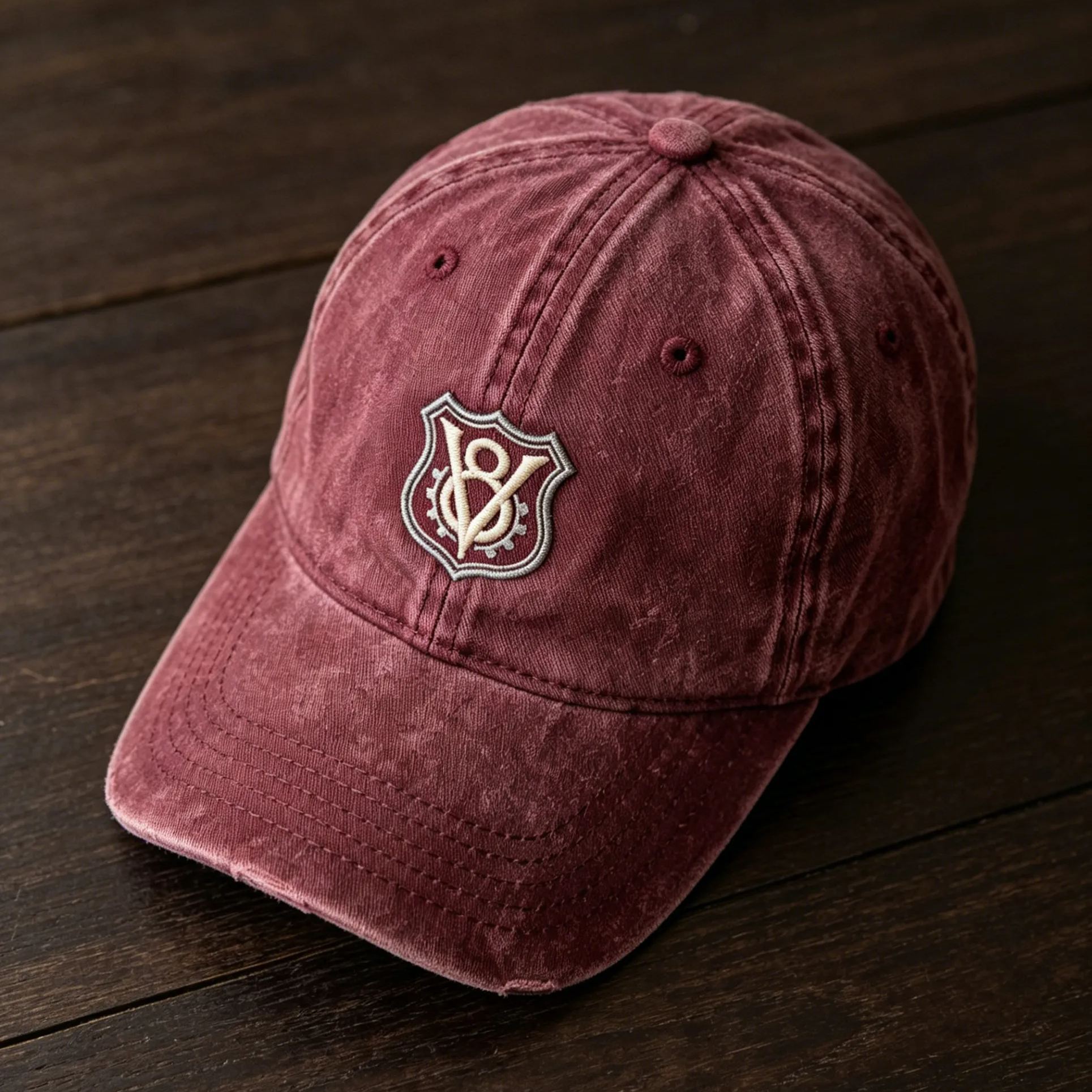 [Copy]Personalized Embroidered Lone Rider Motorcycle Logo Personalized Adjustable Baseball Cap