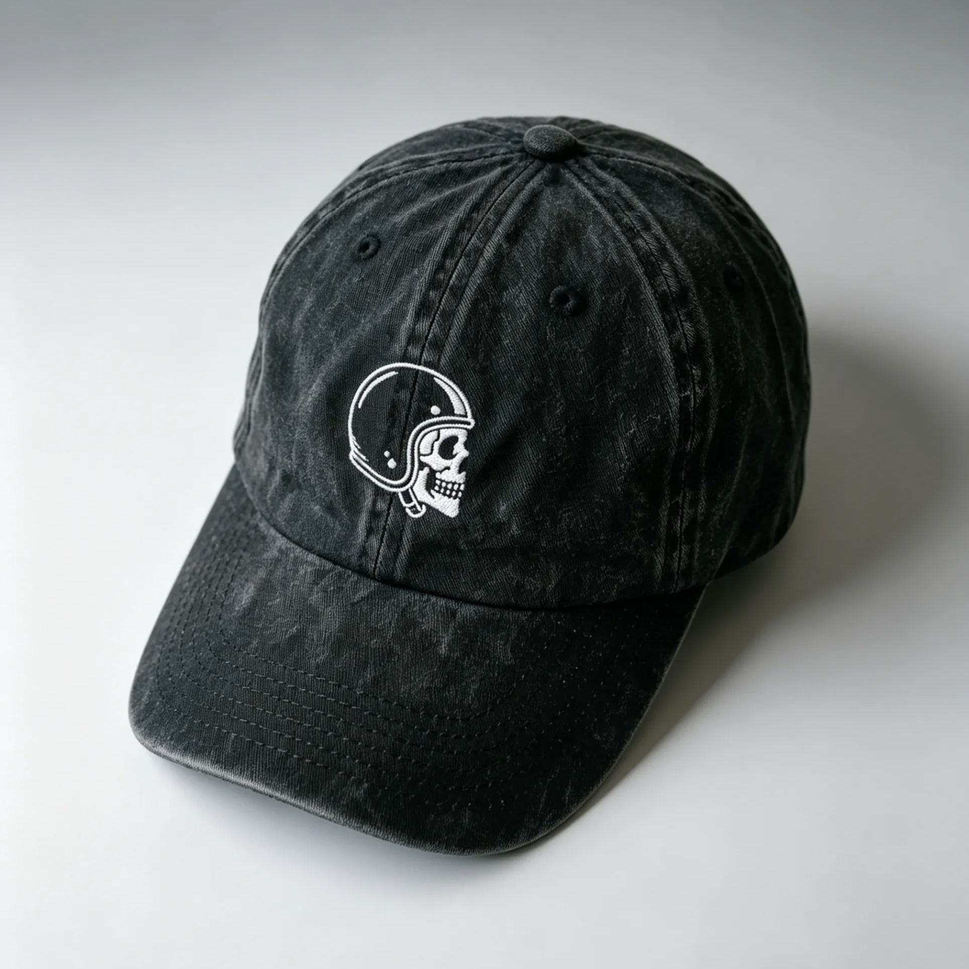 [Copy]Personalized V8 Engine Shield Embroidered Washed Distressed Baseball Cap