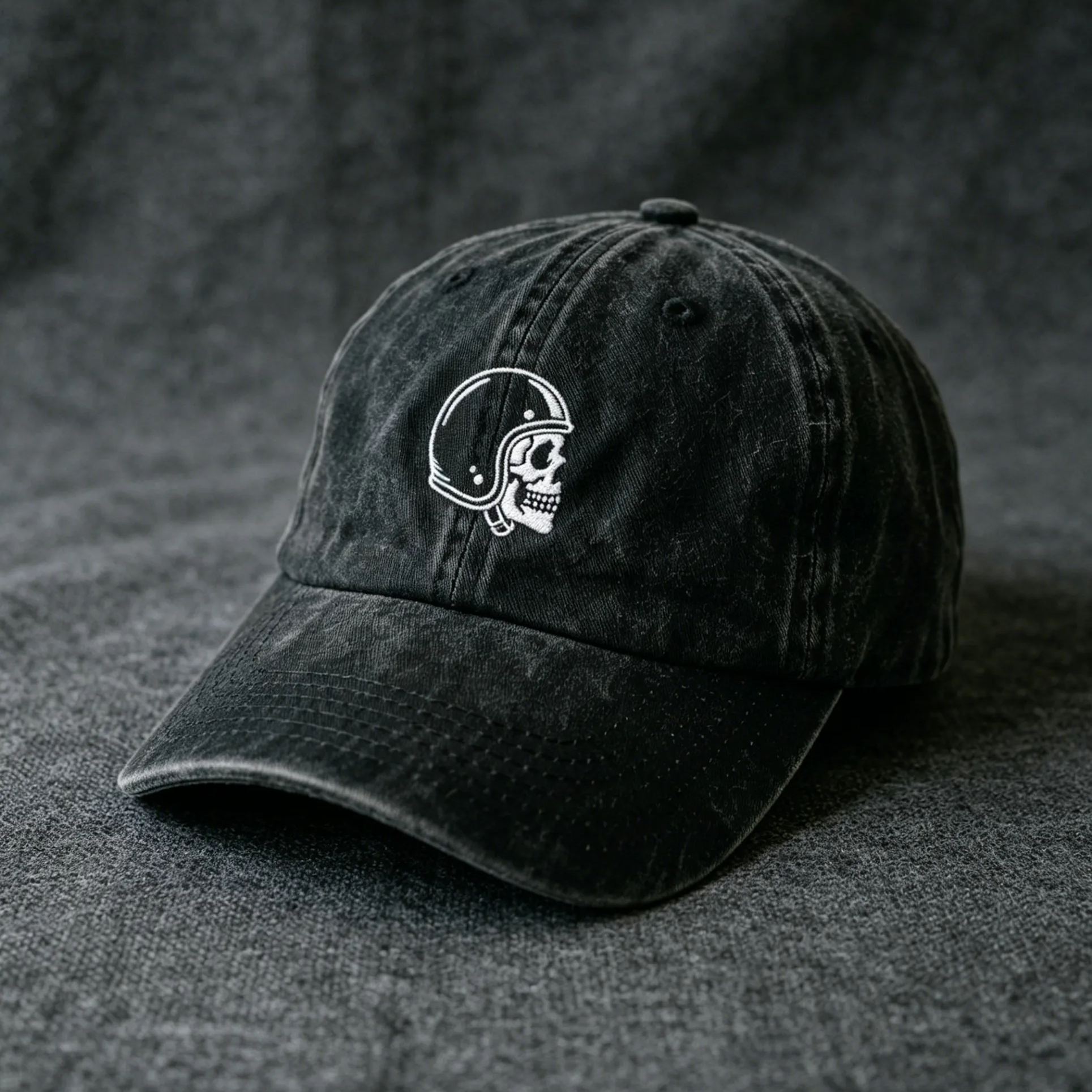 [Copy]Personalized V8 Engine Shield Embroidered Washed Distressed Baseball Cap