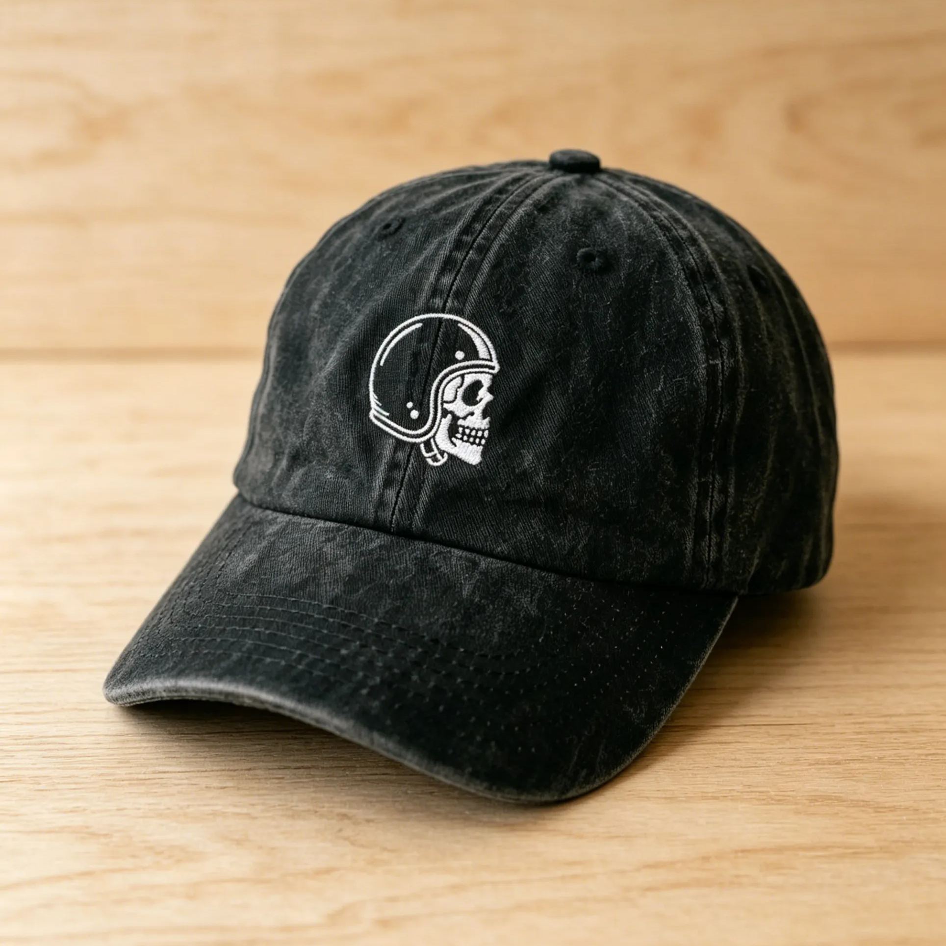 [Copy]Personalized V8 Engine Shield Embroidered Washed Distressed Baseball Cap
