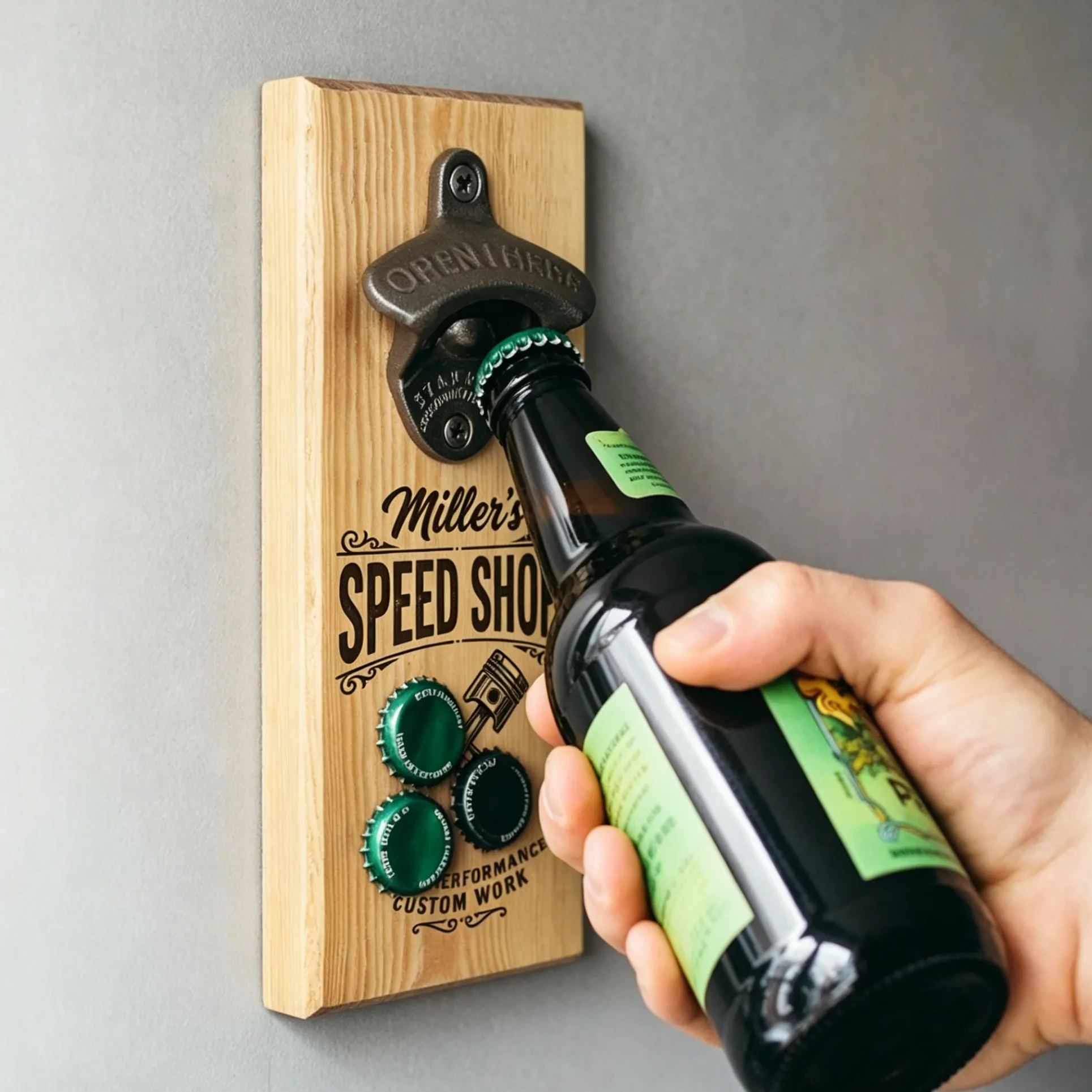 [Copy]Personalized Firefighter Bottle Opener Custom Fireman Gift Fireman Gift for Dad