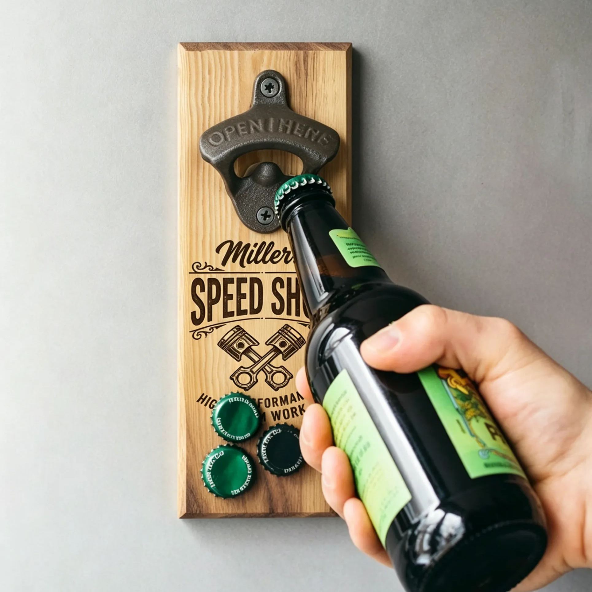 [Copy]Personalized Firefighter Bottle Opener Custom Fireman Gift Fireman Gift for Dad