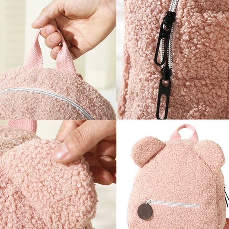 Personalized Embroidered Teddy Bear Backpack for Kids Unique Child's Gift First Day of School Gift