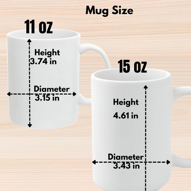 Personalized Inspirational Flower Mug with Uplifting Words and Custom Photo Center 3D Inflated Effect Printed Mug