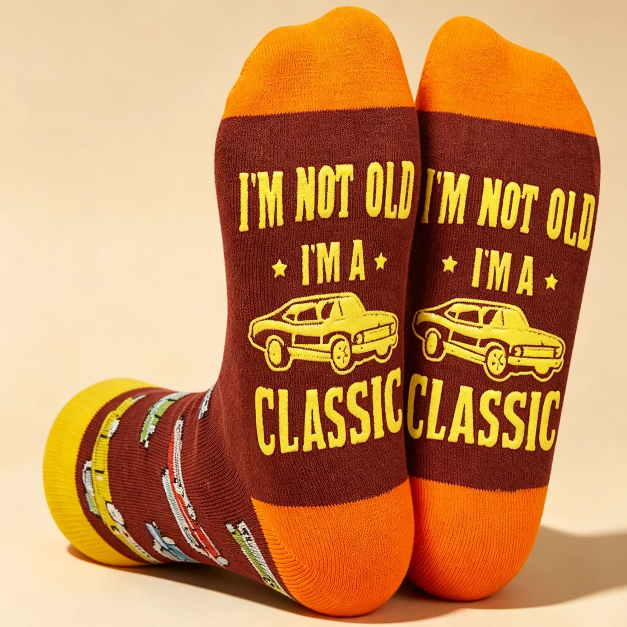 [Copy]Personalized Kids Let's Roll Race Car Birthday Crew Socks Formula Racing Checkered Flag Novelty Socks Racing Themed Party Gift