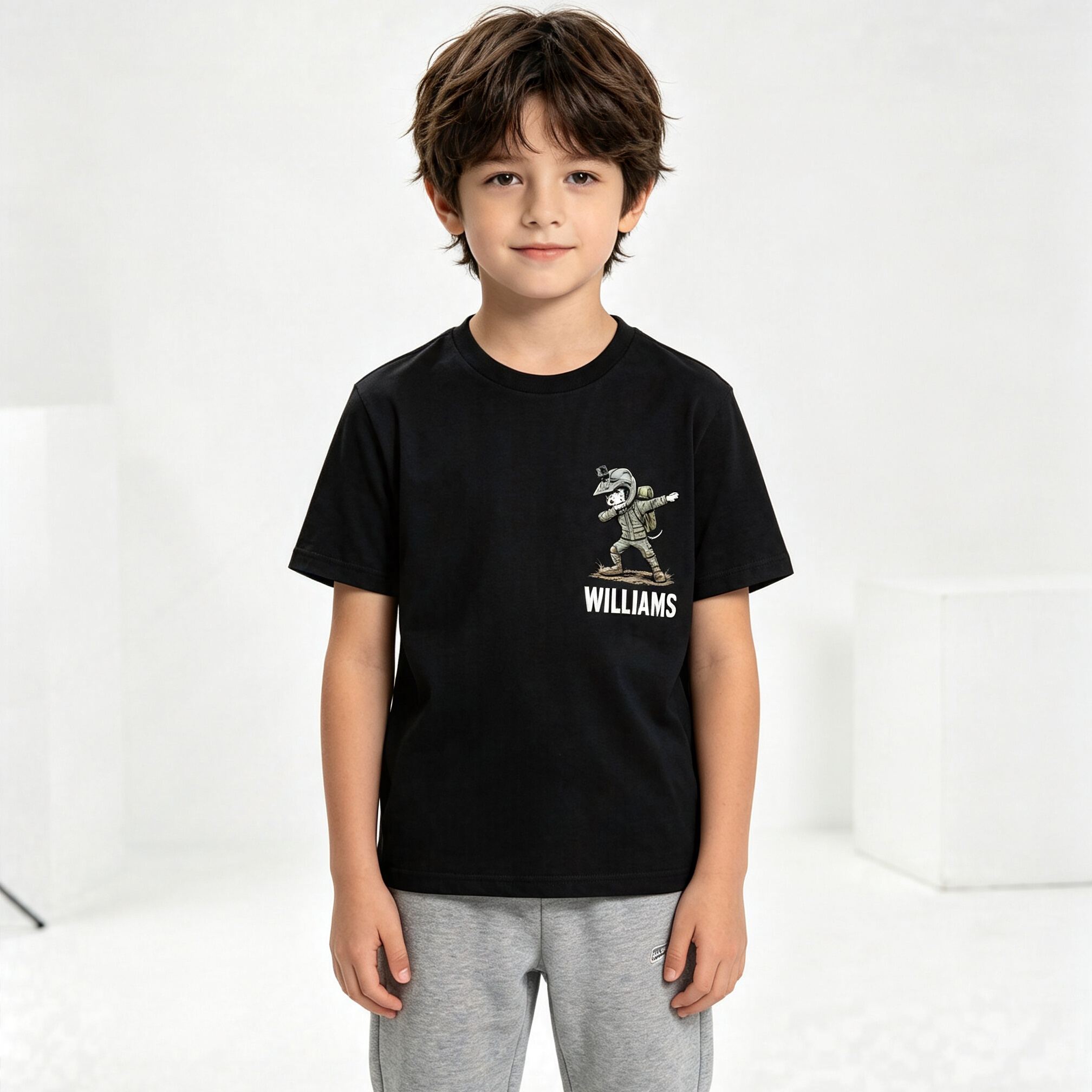 [Copy]Personalized Name 101 Days of School Dirt Bike Kids T-Shirt