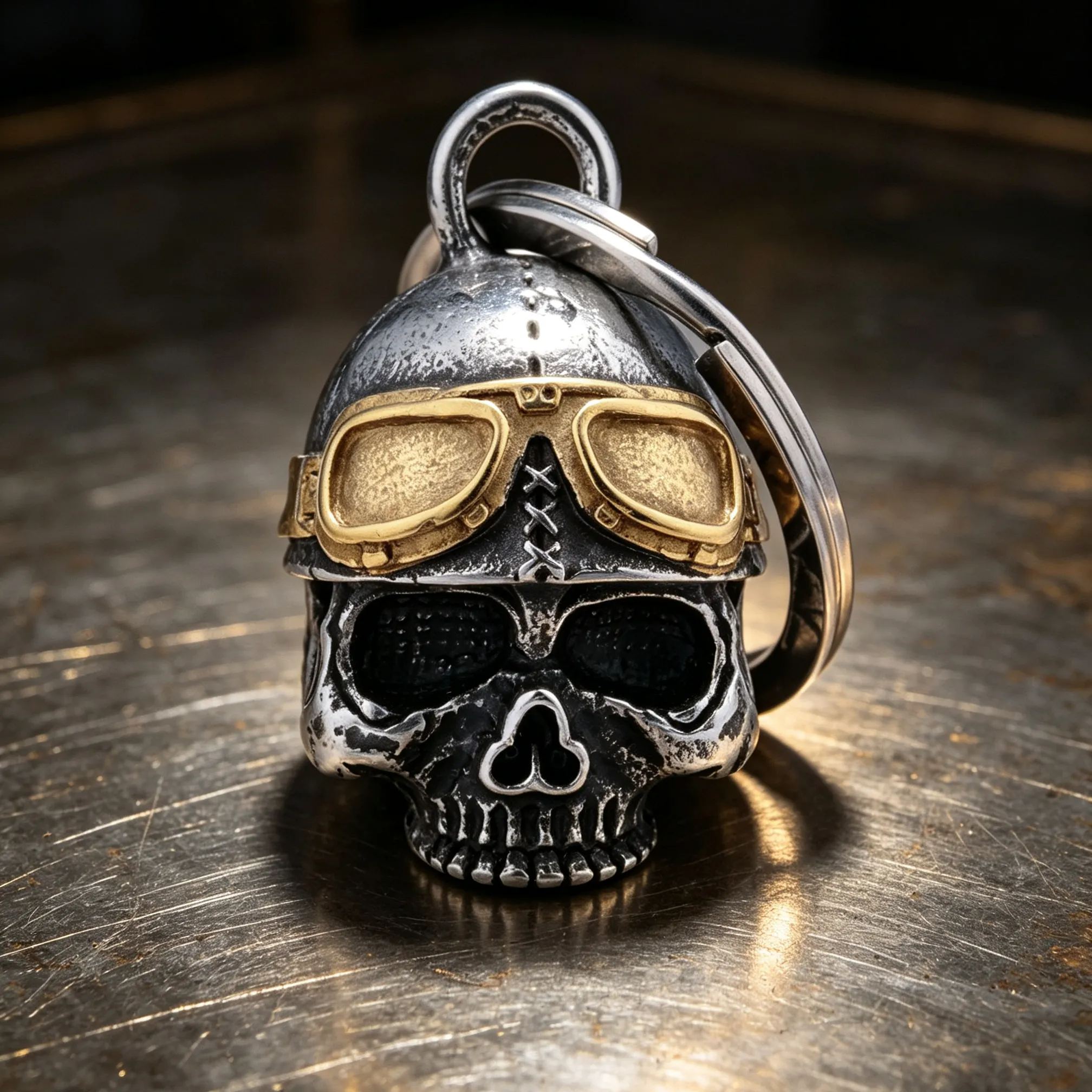 [Copy]Personalized Engraved Guardian Bell for Motorcycle Ride Safe Gift for Dad Husband or Biker Memorial Motorcycle Bell Charm