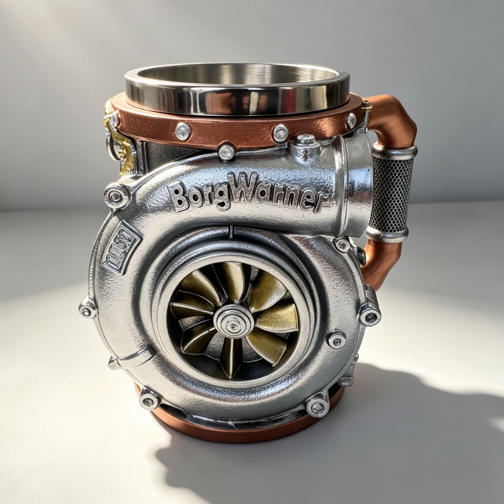 [Copy]3D Rescue Vehicle Resin Coffee Mug, Fire Truck Ambulance Police Car Shaped Stainless Steel Inner Cup, Novelty Decorative Drinking Mug Gift