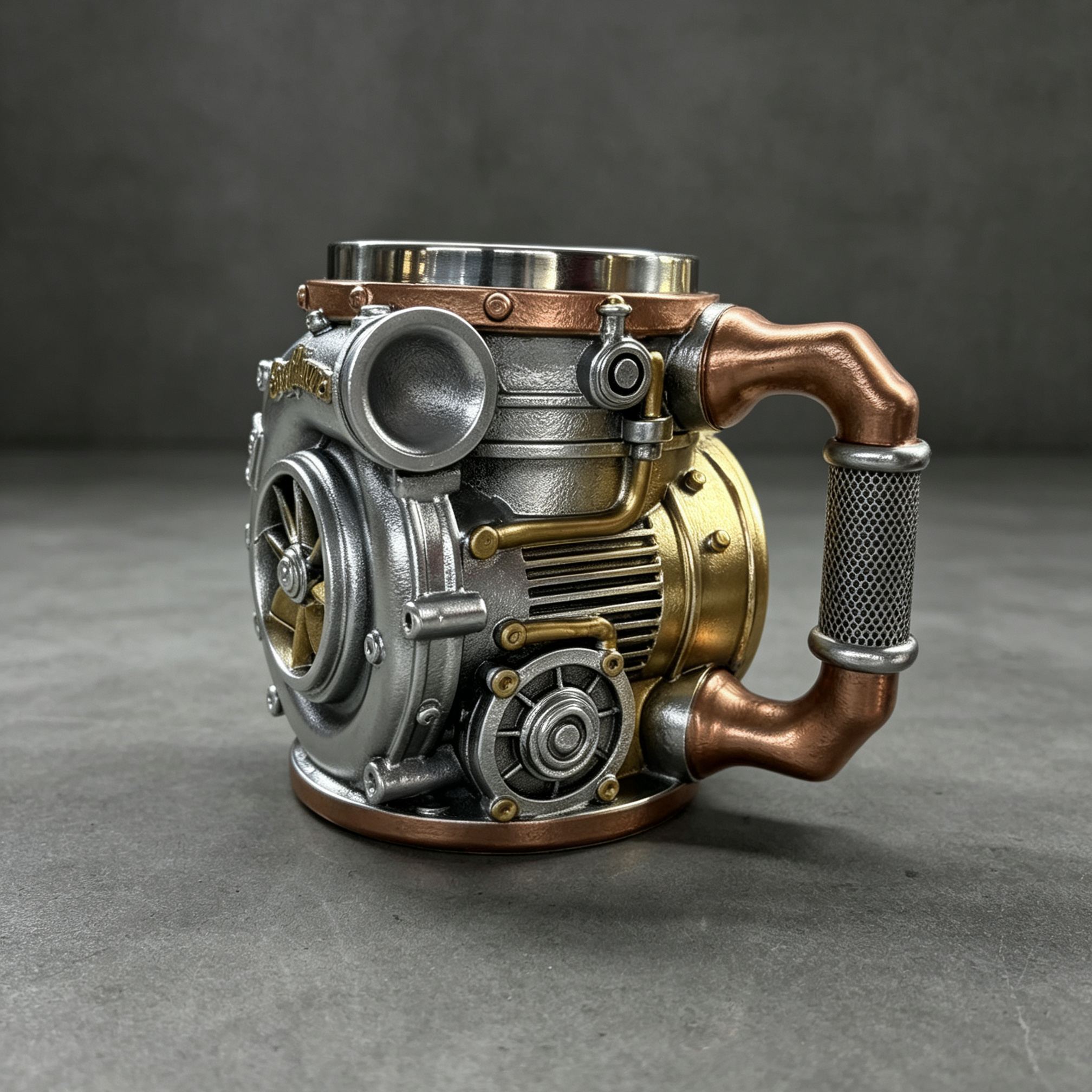 [Copy]3D Rescue Vehicle Resin Coffee Mug, Fire Truck Ambulance Police Car Shaped Stainless Steel Inner Cup, Novelty Decorative Drinking Mug Gift