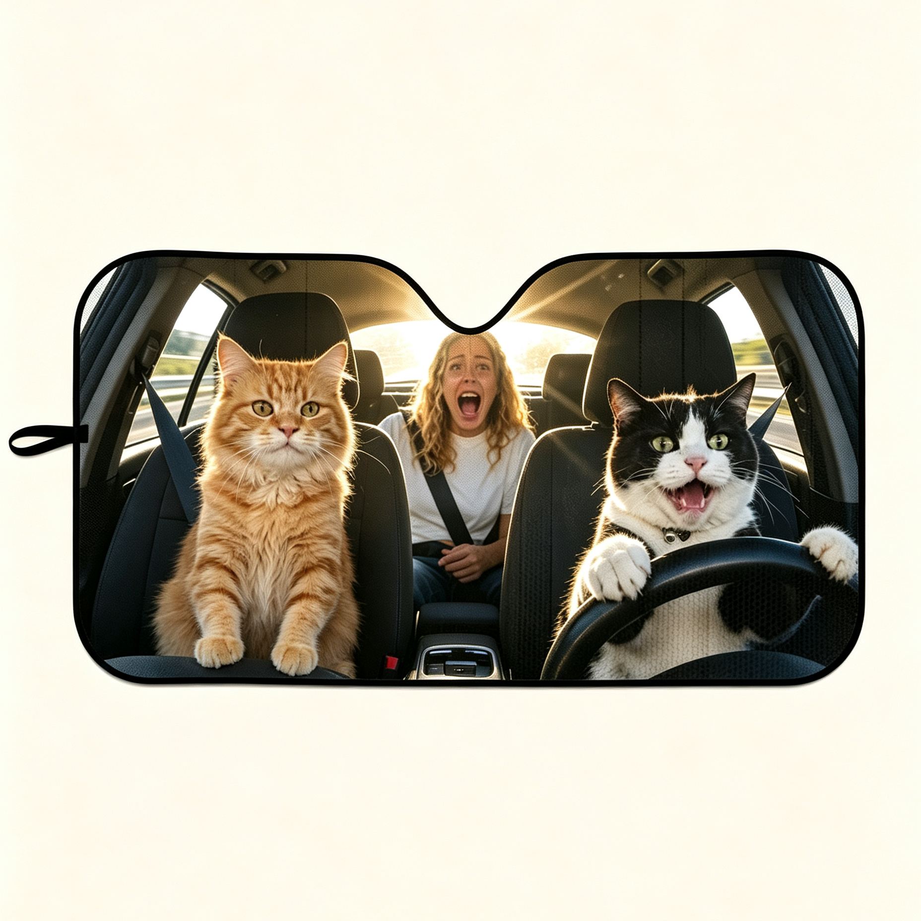 [Copy]Personalized Reserved For Princesses Only Photo Car Seat Cover Gift for Wife Girlfriend Unique Car Gift